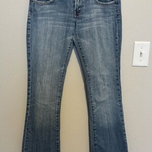 7 For All Mankind Light Blue Flare Jeans Size 27